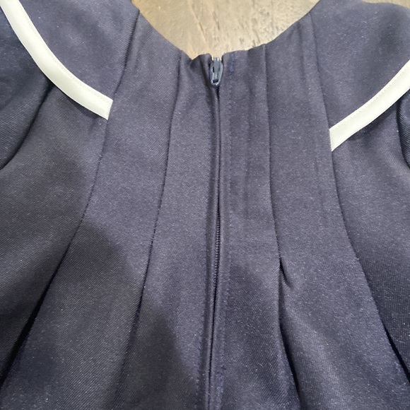 Rare Editions 3 piece 12 month navy and white sailor dress, hat, and bloomers 💕 - Picture 11 of 11